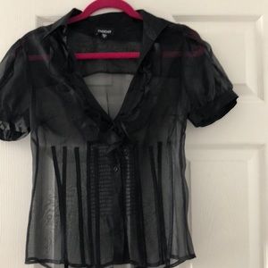 Sexy sheer bebe top